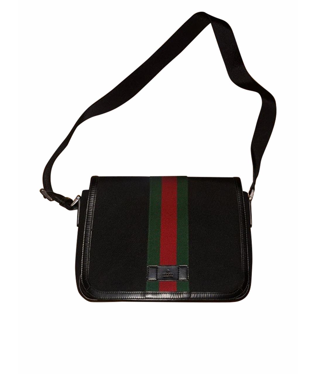 GUCCI Черная сумка на плечо, фото 1