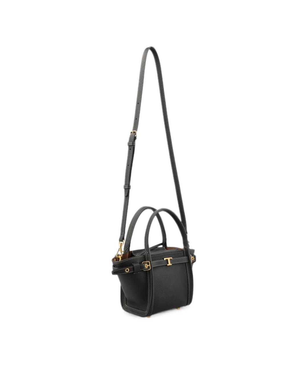 TOD'S Коричневая кожаная сумка тоут, фото 2