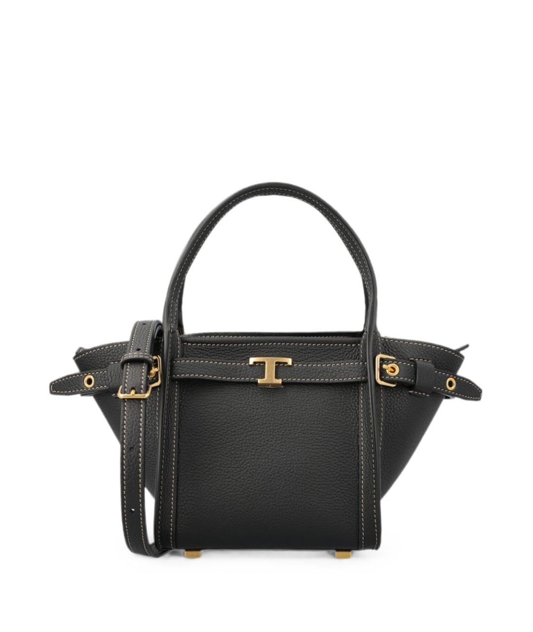 TOD'S Коричневая кожаная сумка тоут, фото 1