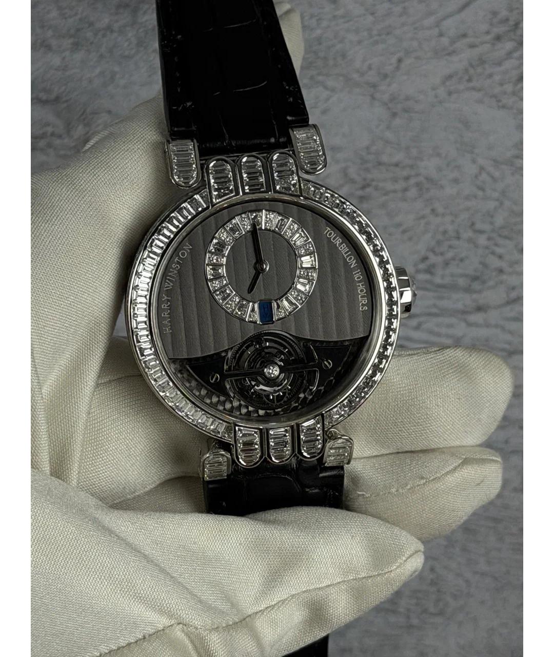 Harry Winston Серые металлические часы, фото 2