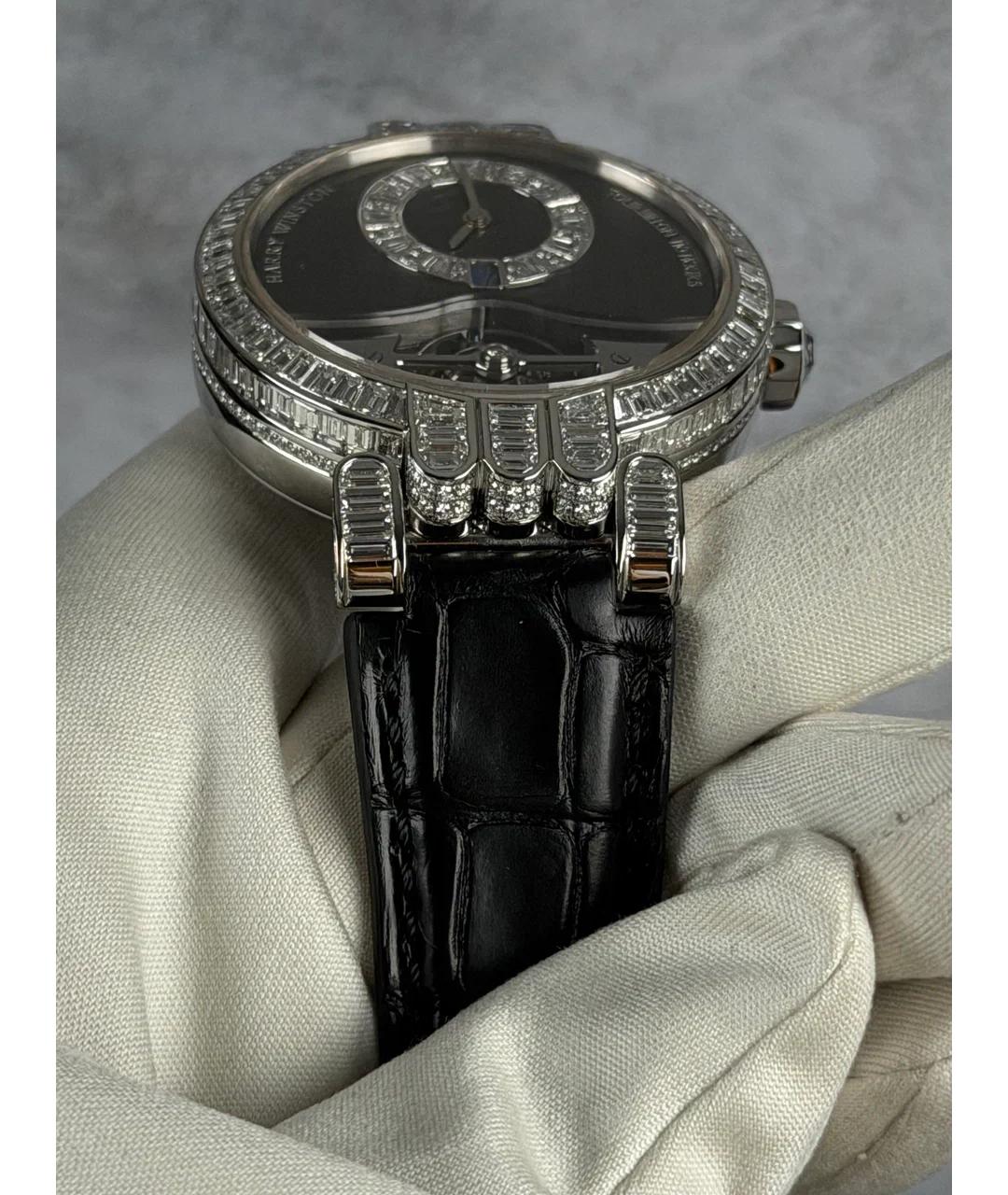 Harry Winston Серые металлические часы, фото 5