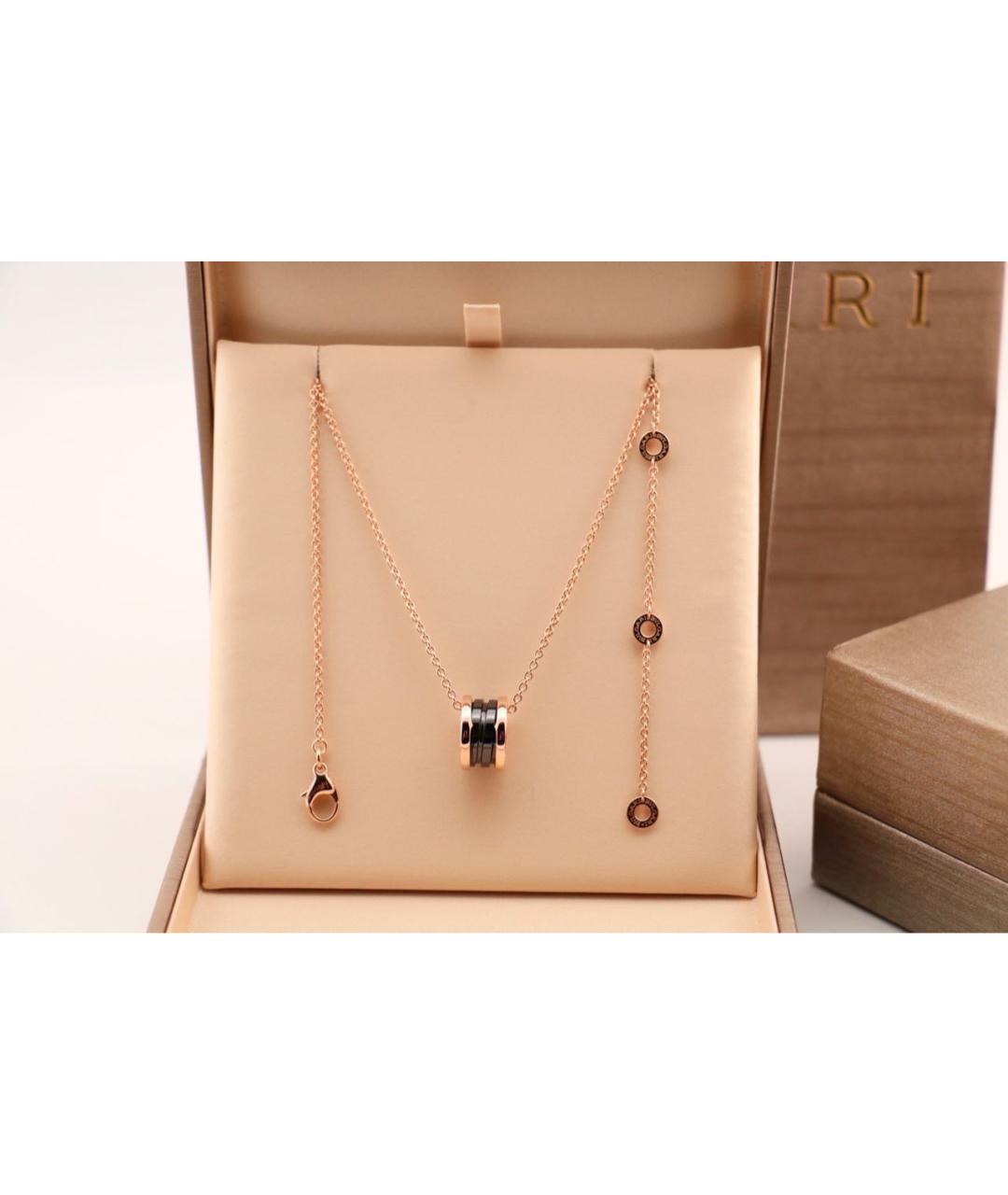 BVLGARI Золотое колье из розового золота, фото 4