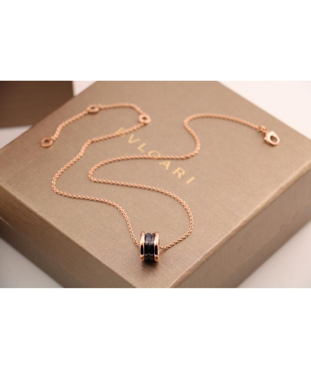BVLGARI Золотое колье из розового золота, фото 2
