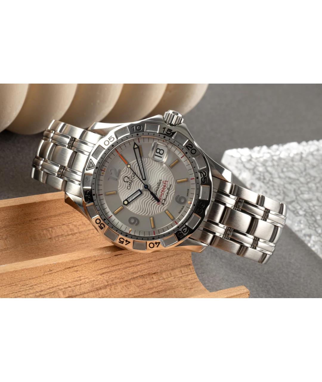 OMEGA Серебряные часы, фото 3