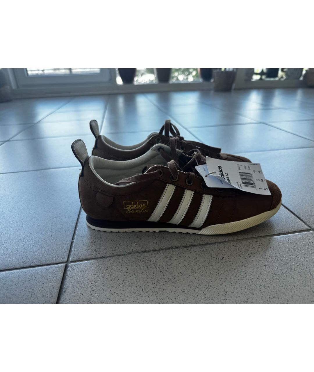 ADIDAS Коричневые замшевые кеды, фото 6