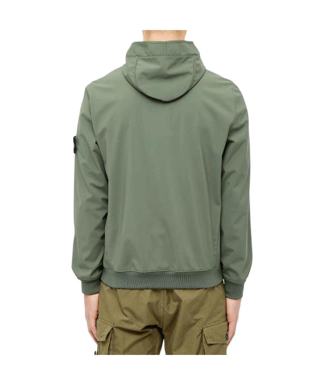STONE ISLAND Зеленая куртка, фото 4