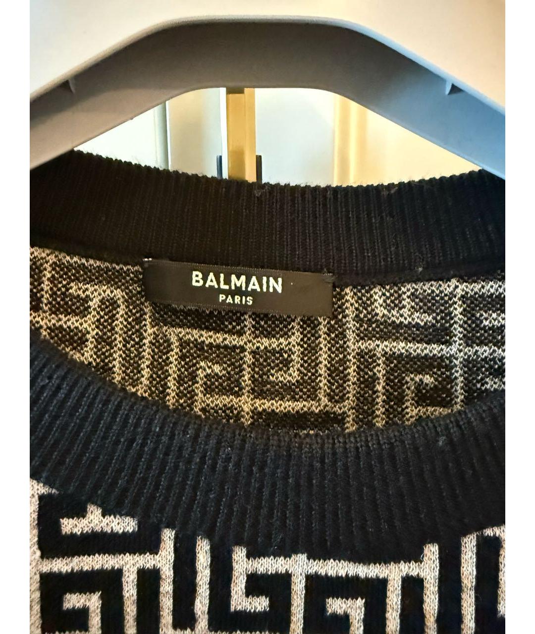 BALMAIN Мульти шерстяной джемпер / свитер, фото 4