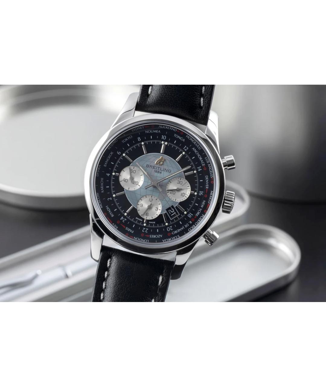 BREITLING Черные часы, фото 3