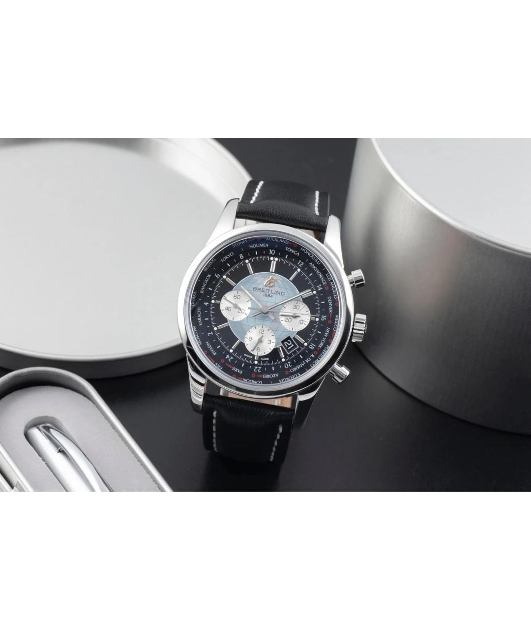 BREITLING Черные часы, фото 2