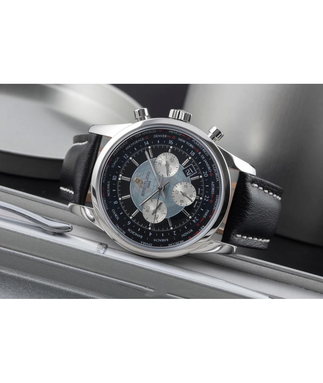 BREITLING Черные часы, фото 4