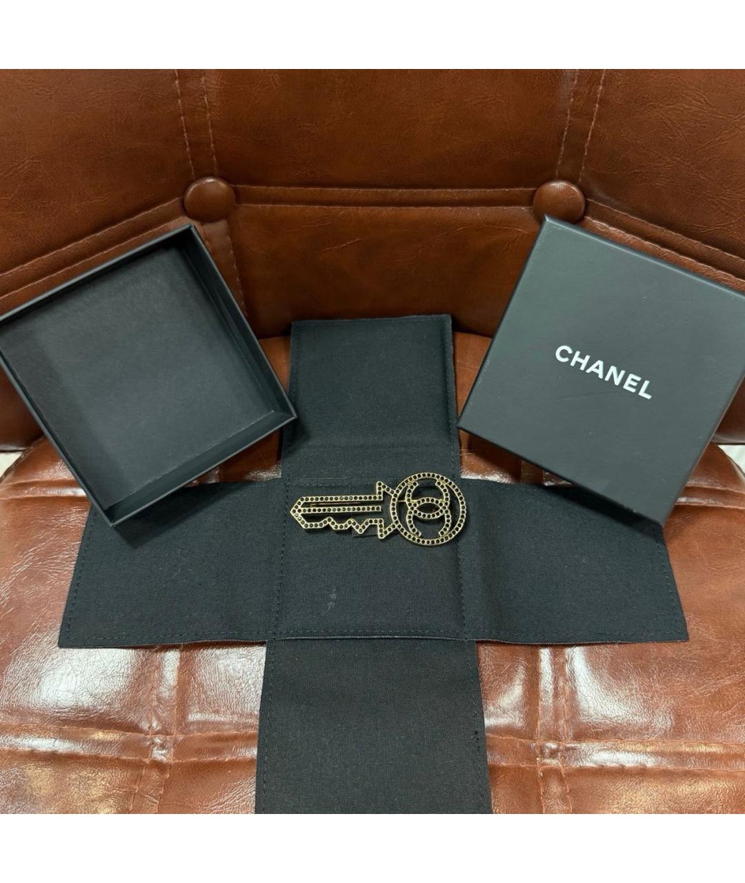 CHANEL Золотая булавка / брошь, фото 3