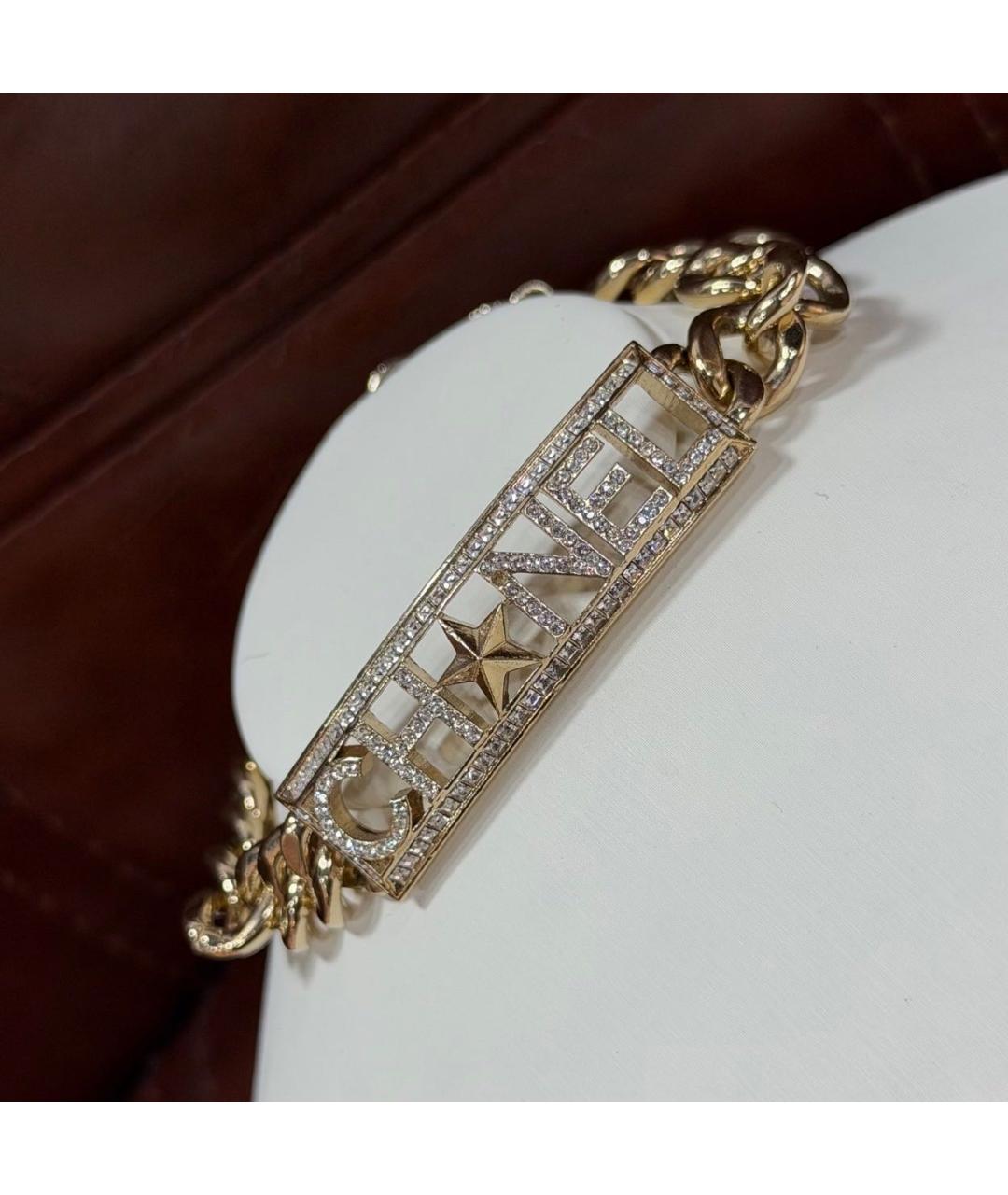 CHANEL Золотой браслет, фото 5
