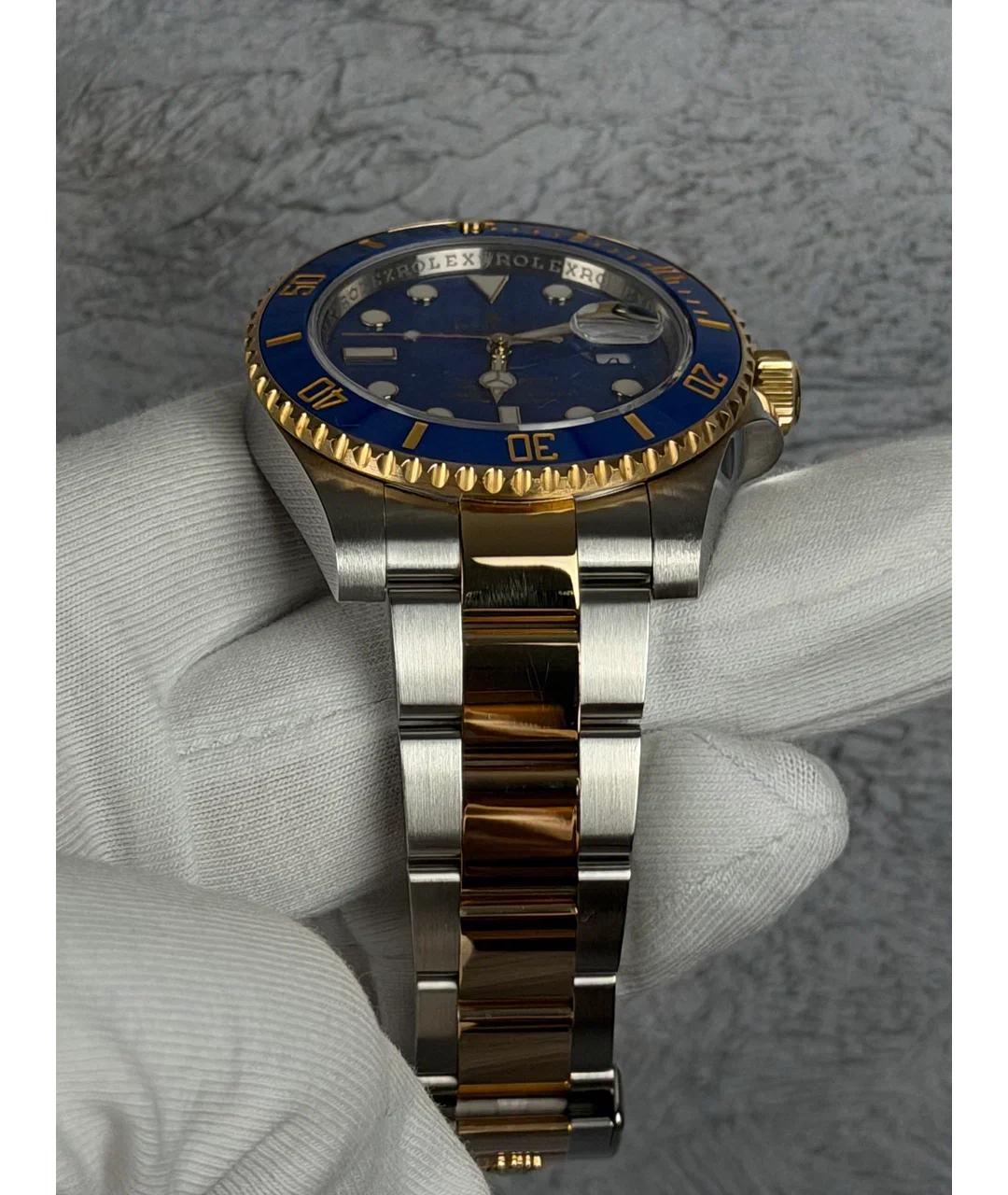 ROLEX Синие металлические часы, фото 5