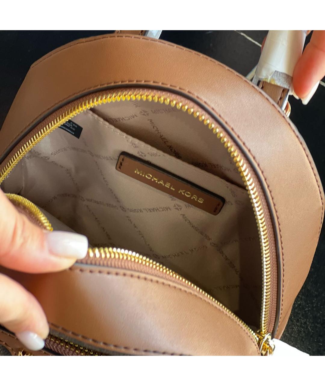 MICHAEL KORS Коричневый рюкзак, фото 4