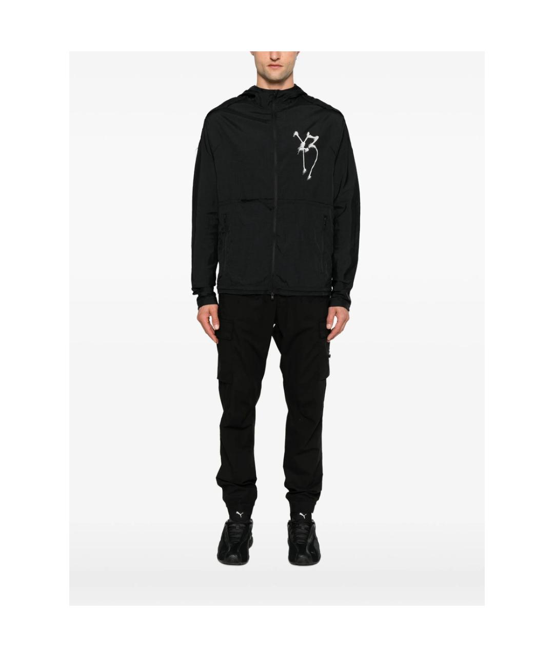 Y-3 Черная полиэстеровая куртка, фото 2