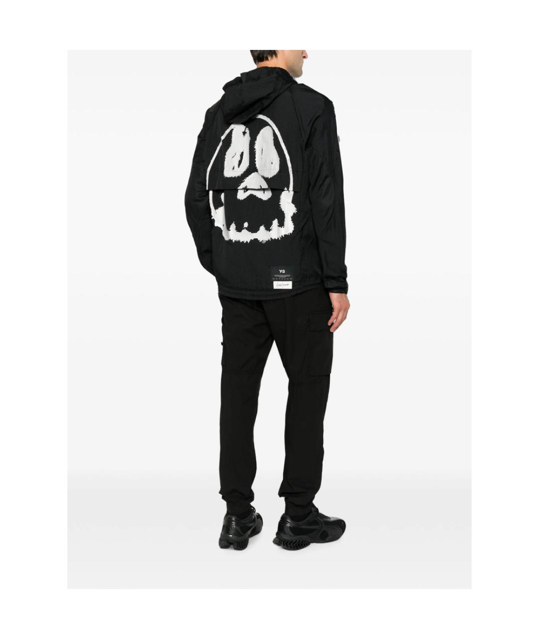 Y-3 Черная полиэстеровая куртка, фото 4