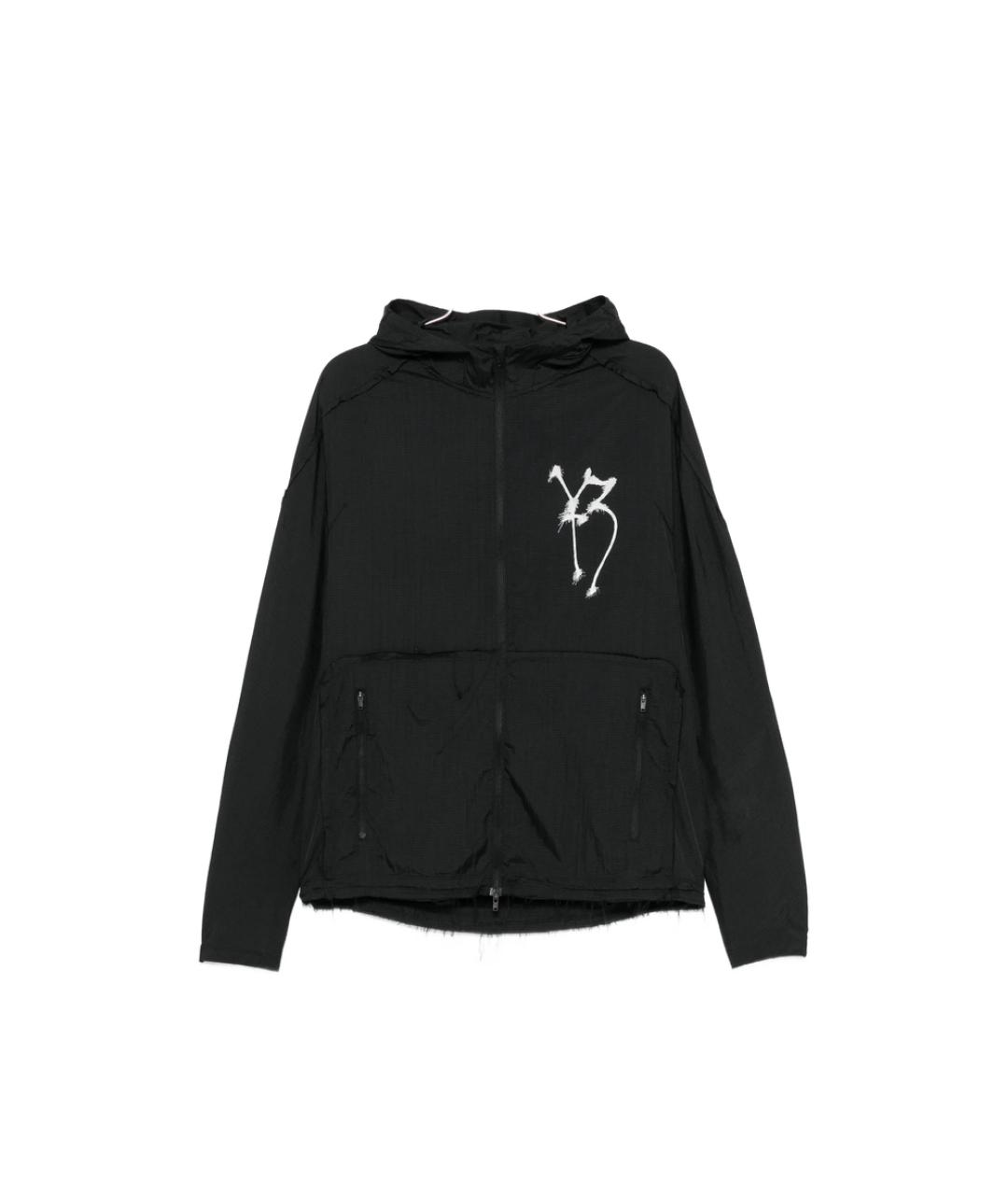 Y-3 Черная полиэстеровая куртка, фото 1
