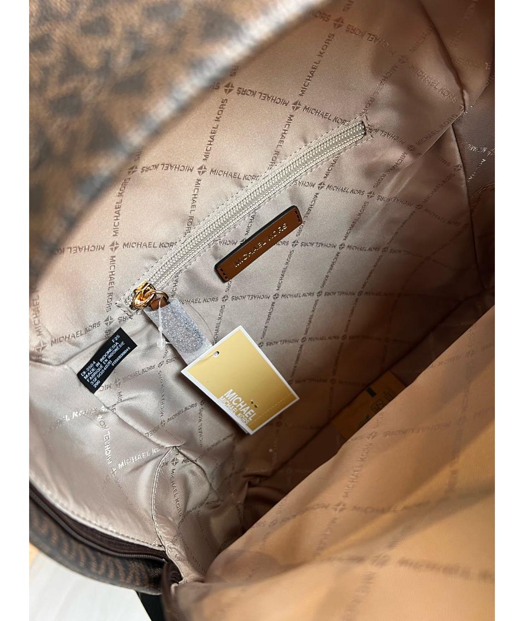 MICHAEL KORS Коричневый рюкзак, фото 4