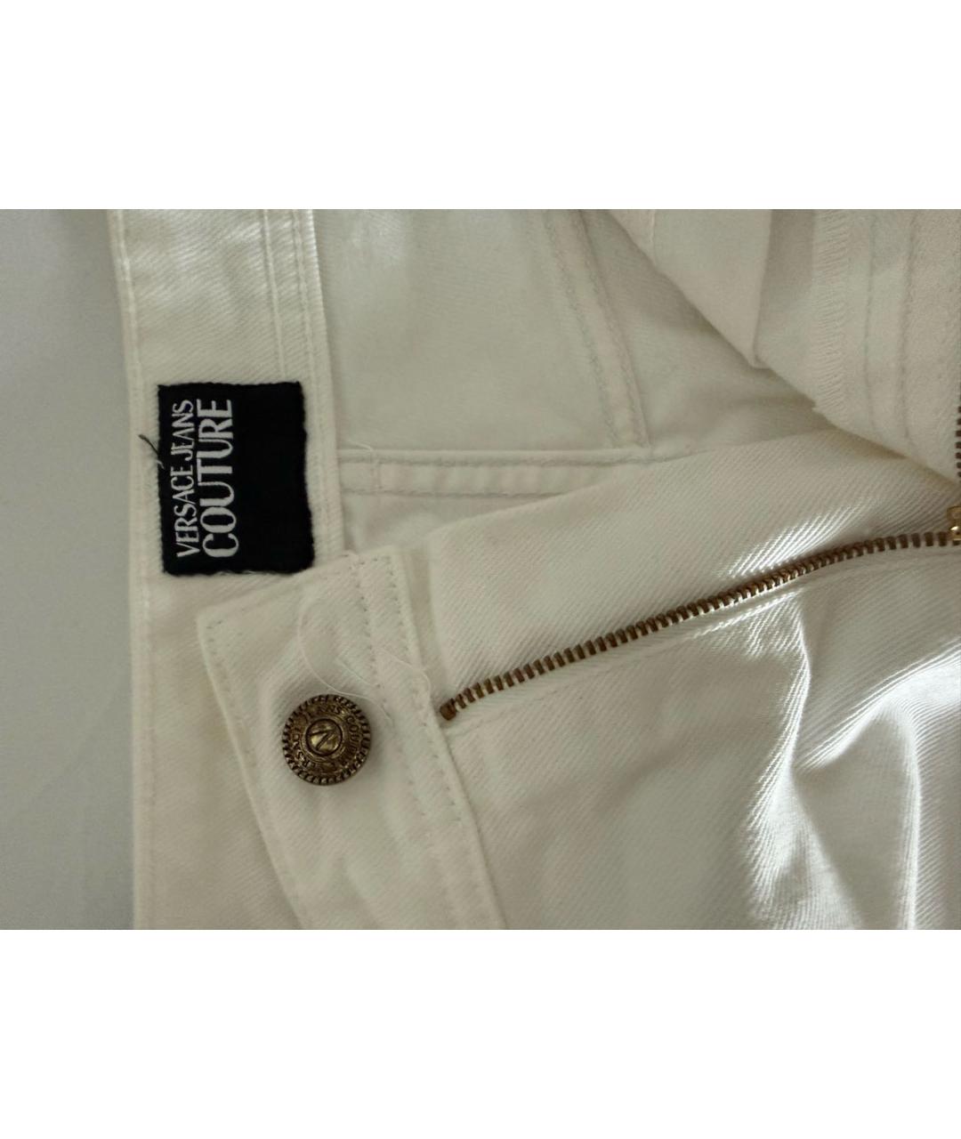 VERSACE JEANS COUTURE Белые хлопковые шорты, фото 6