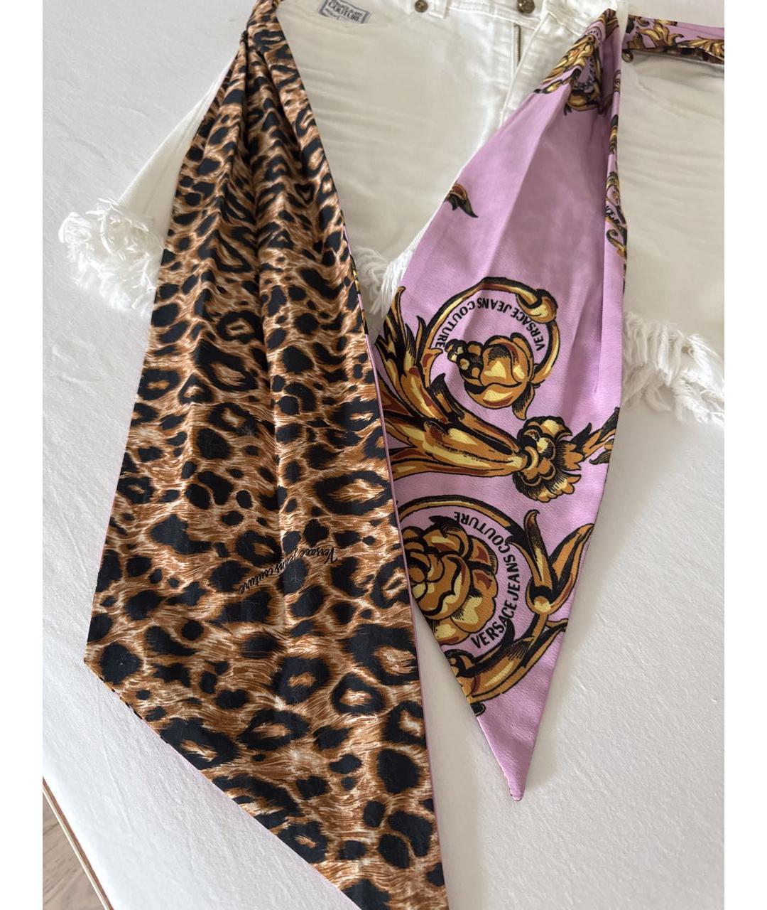 VERSACE JEANS COUTURE Белые хлопковые шорты, фото 5