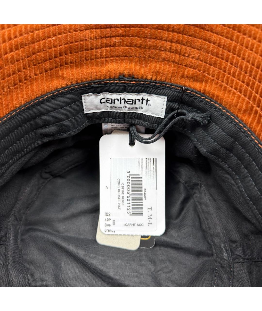 CARHARTT WIP Оранжевая хлопковая шляпа, фото 5