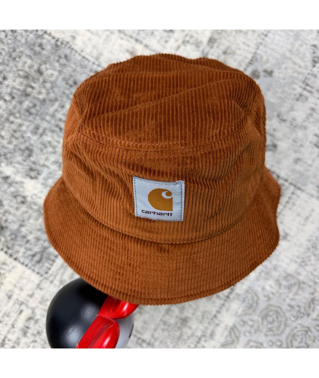 CARHARTT WIP Оранжевая хлопковая шляпа, фото 2