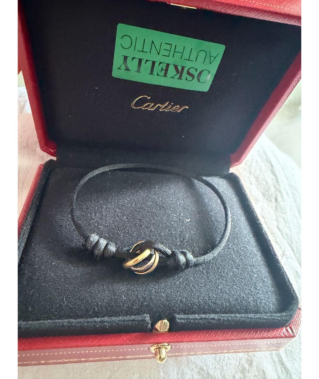 CARTIER Черный браслет из розового золота, фото 2