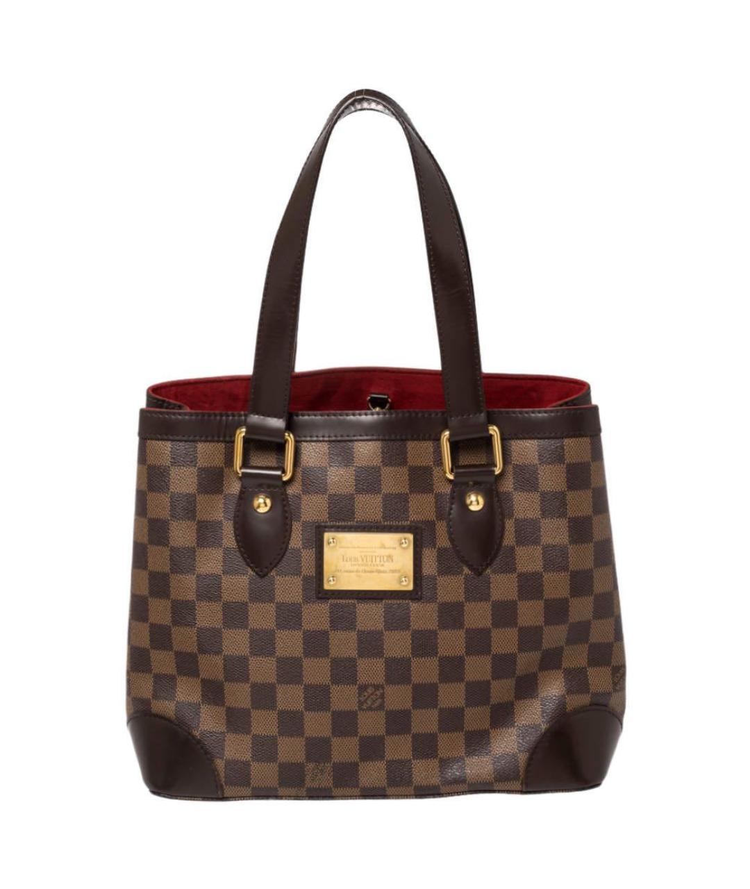 LOUIS VUITTON Коричневая сумка с короткими ручками, фото 9