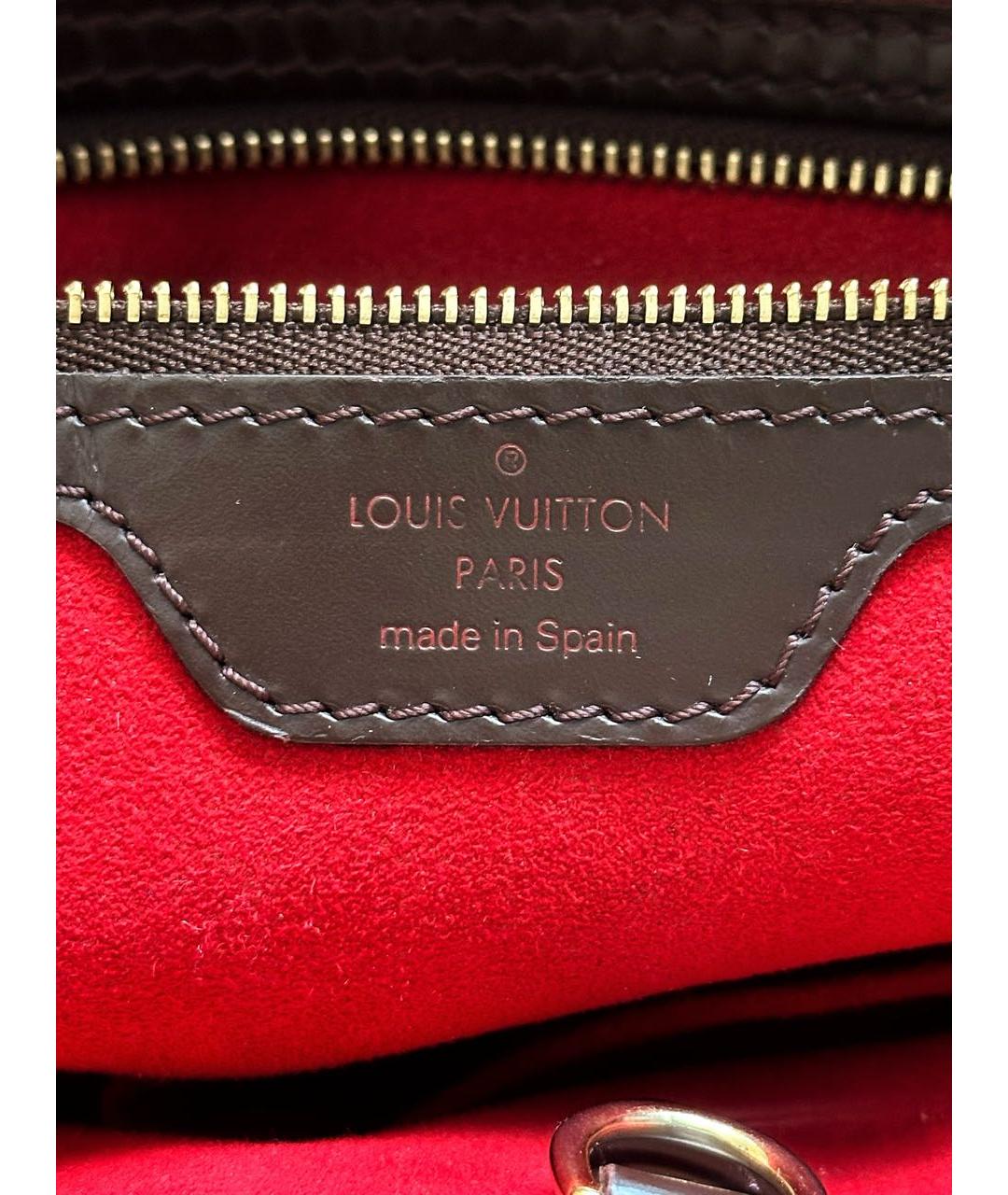 LOUIS VUITTON Коричневая сумка с короткими ручками, фото 8