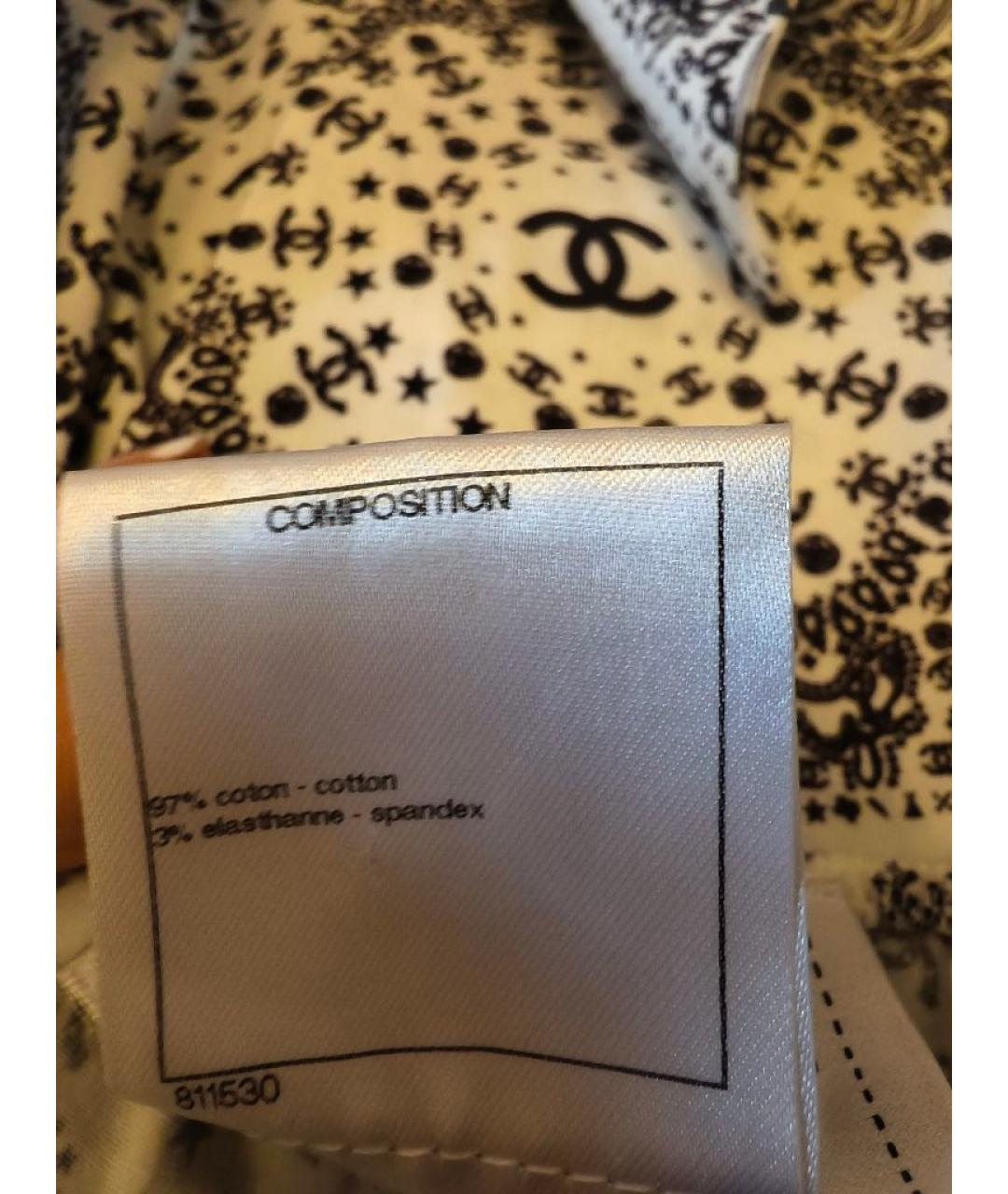 CHANEL Мульти хлопковое повседневное платье, фото 4