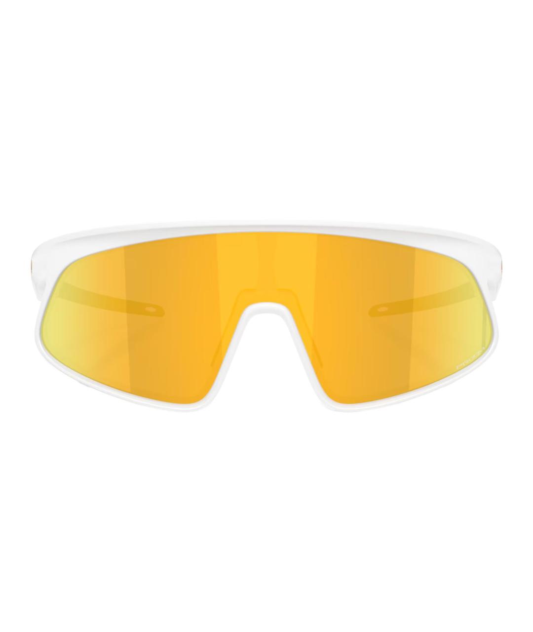 OAKLEY Белые пластиковые солнцезащитные очки, фото 2
