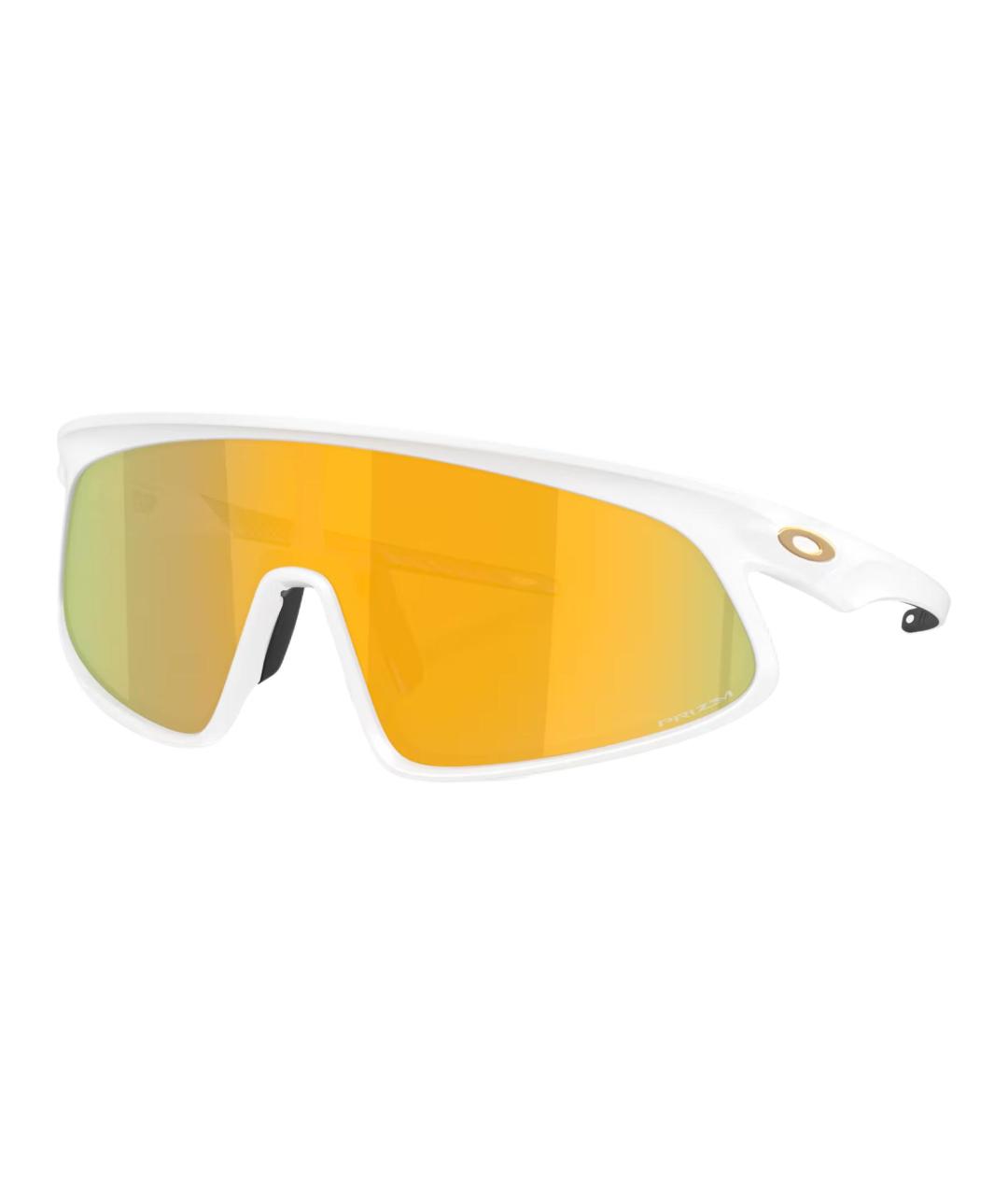 OAKLEY Белые пластиковые солнцезащитные очки, фото 1