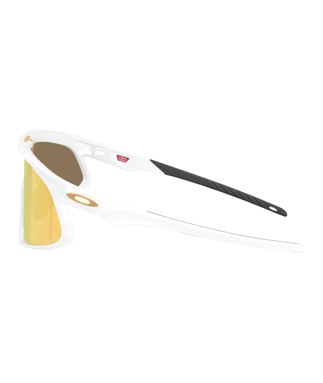 OAKLEY Белые пластиковые солнцезащитные очки, фото 3