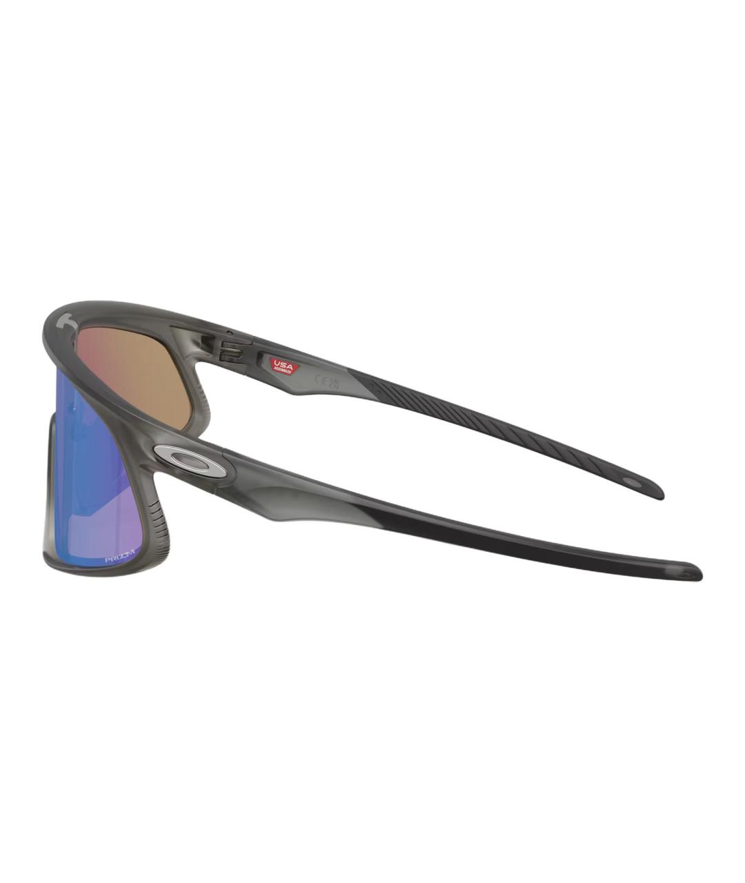 OAKLEY Черные пластиковые солнцезащитные очки, фото 3