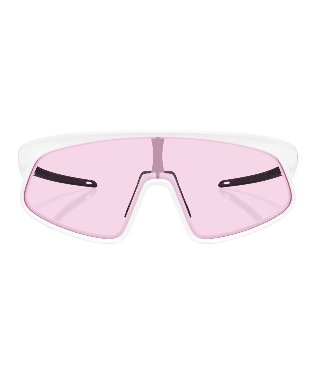 OAKLEY Белые пластиковые солнцезащитные очки, фото 2