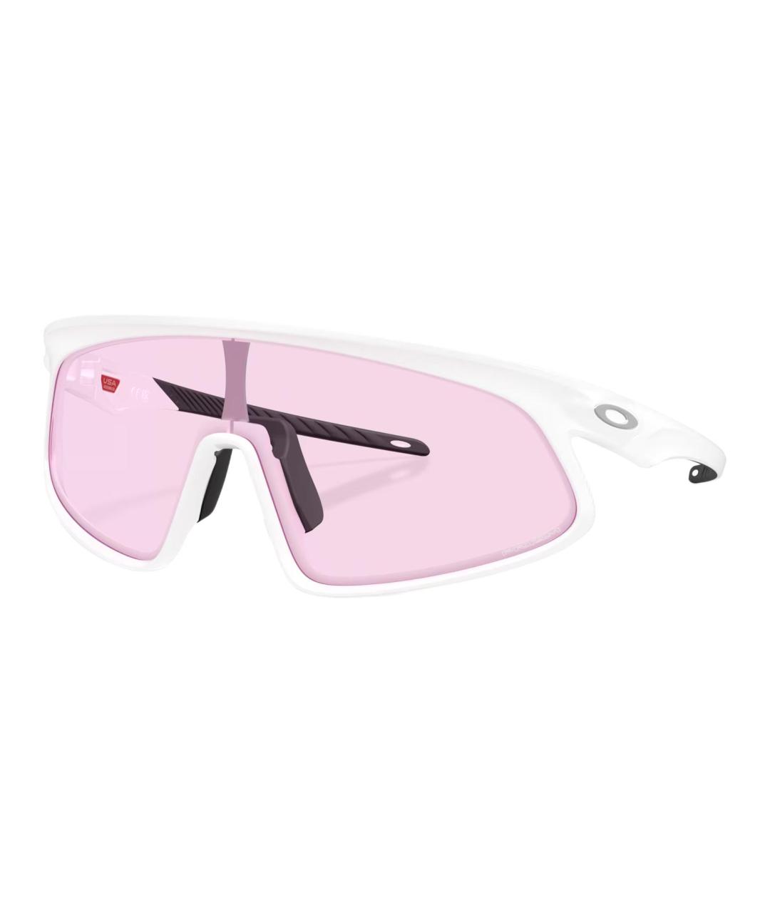 OAKLEY Белые пластиковые солнцезащитные очки, фото 1