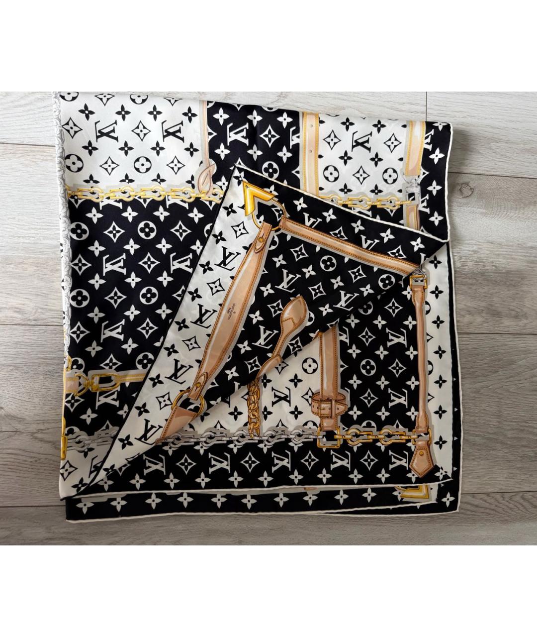 LOUIS VUITTON Шелковый платок, фото 4