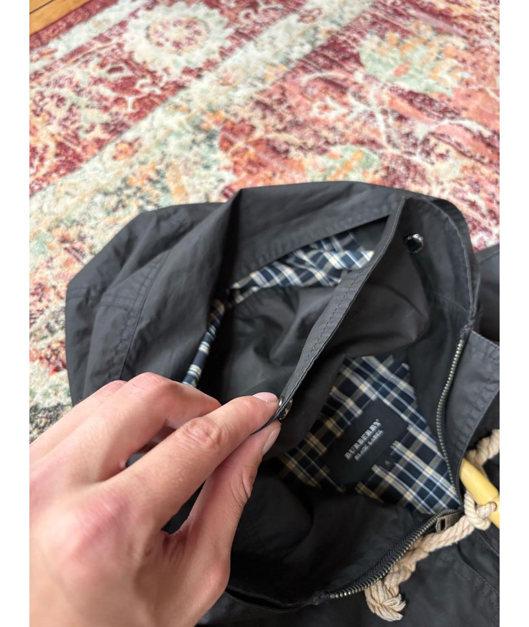 BURBERRY Черная куртка, фото 5