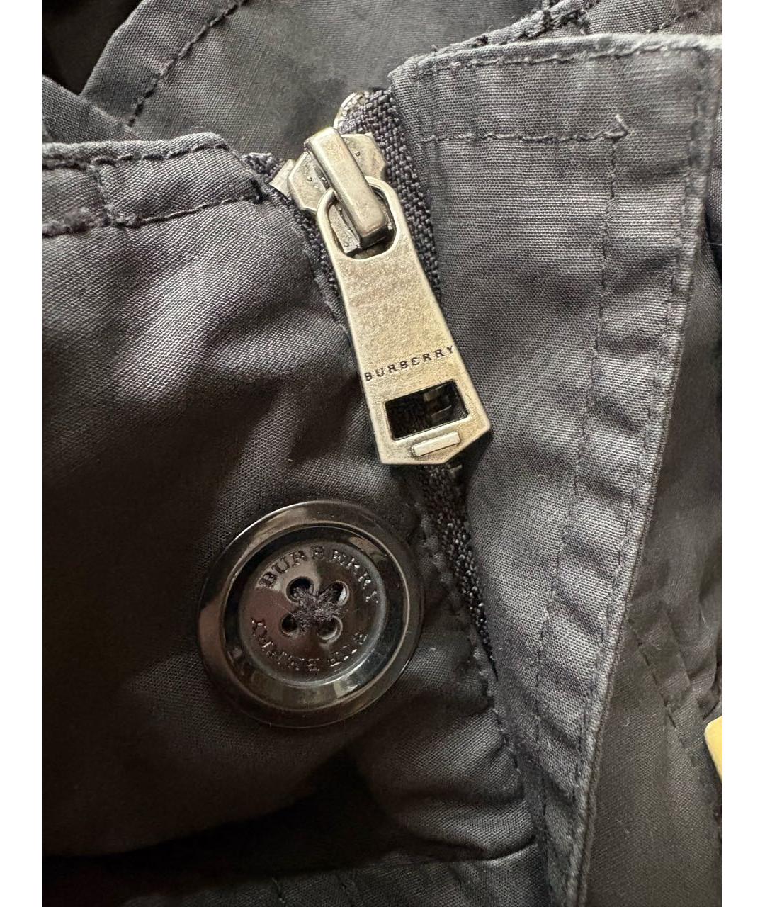 BURBERRY Черная куртка, фото 4