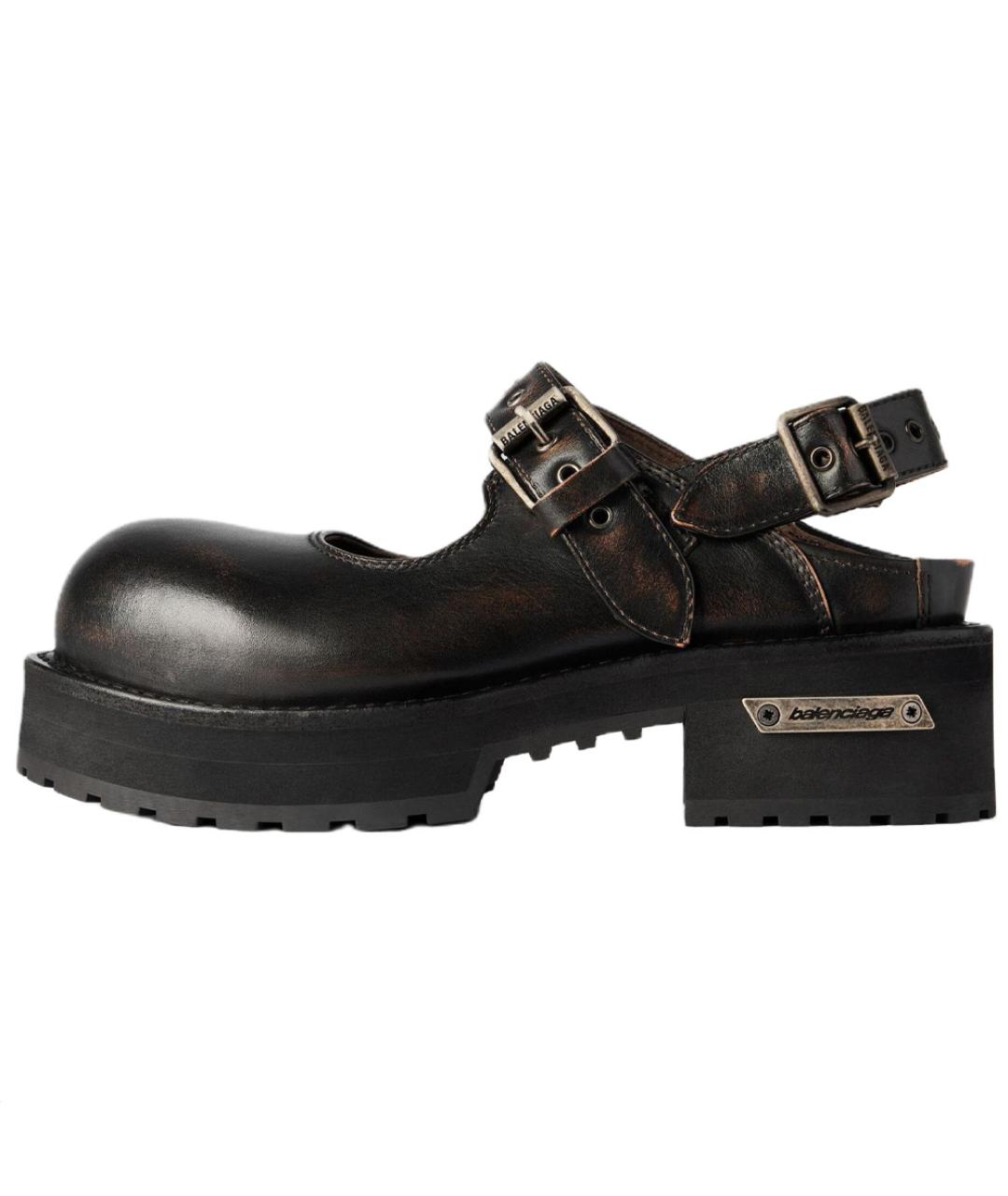 BALENCIAGA Коричневые туфли, фото 2