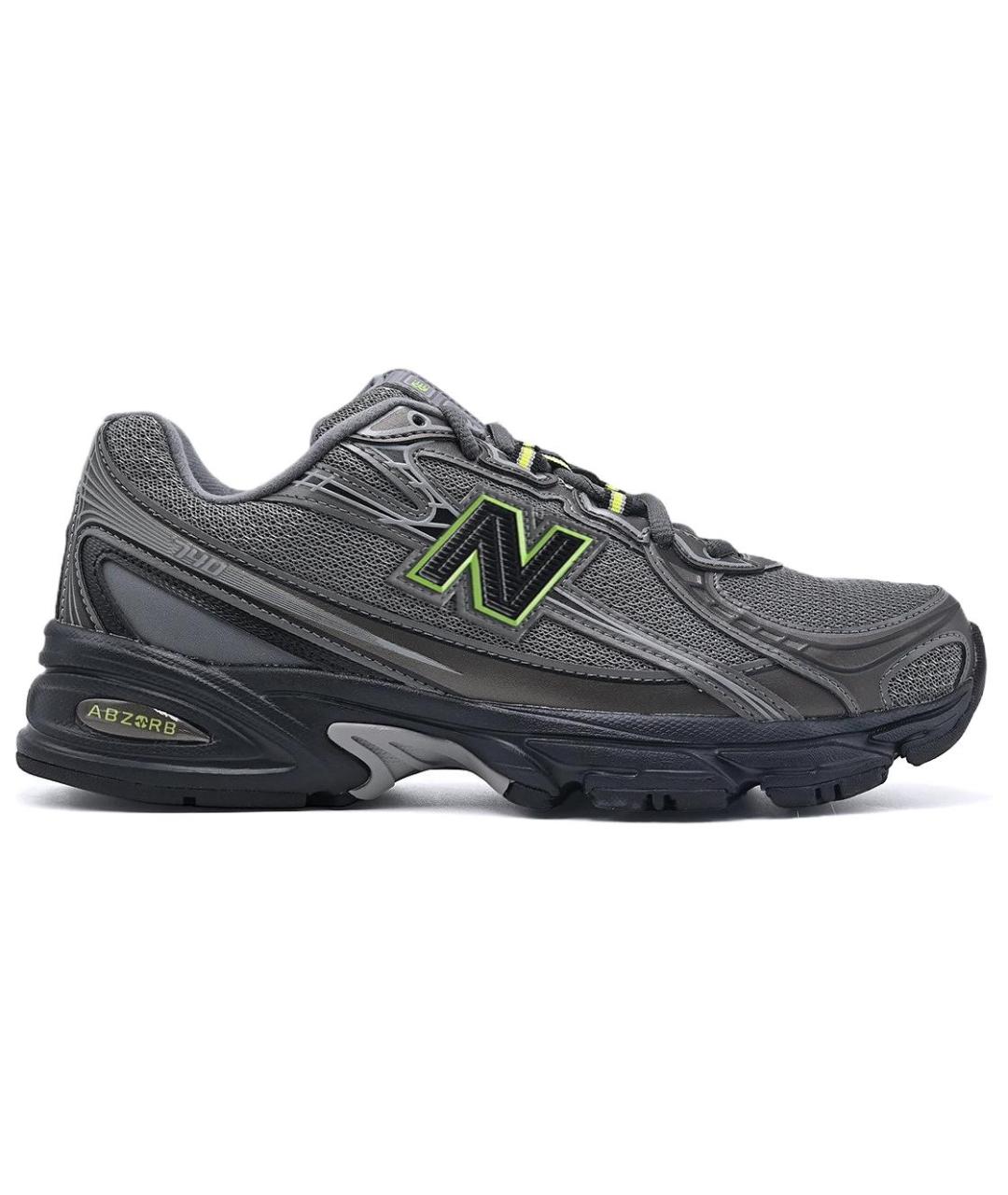 NEW BALANCE Серые текстильные кроссовки, фото 6