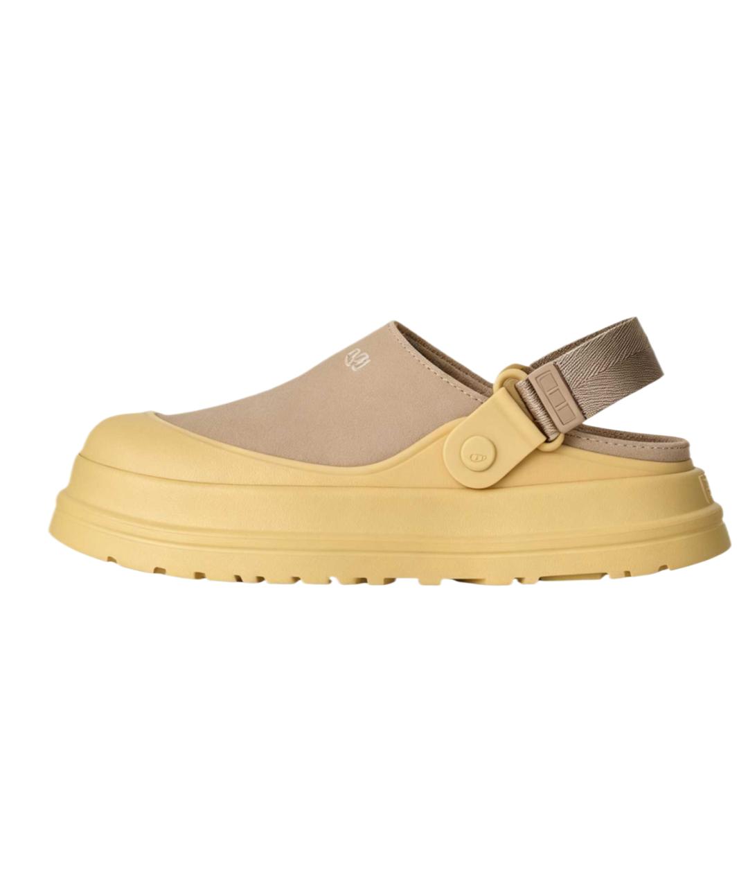 UGG Бежевые сабо, фото 2