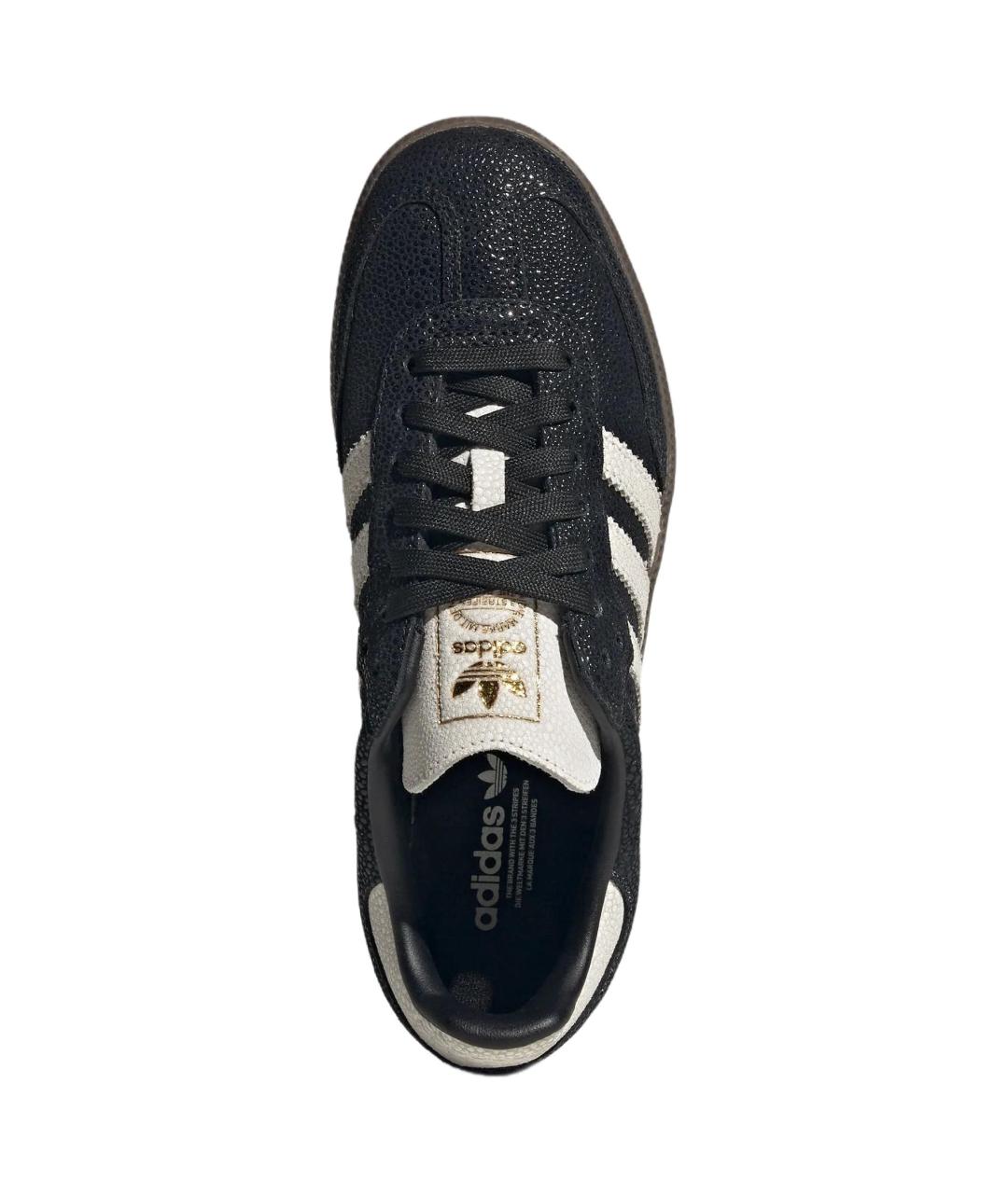 ADIDAS Черные кожаные кеды, фото 5