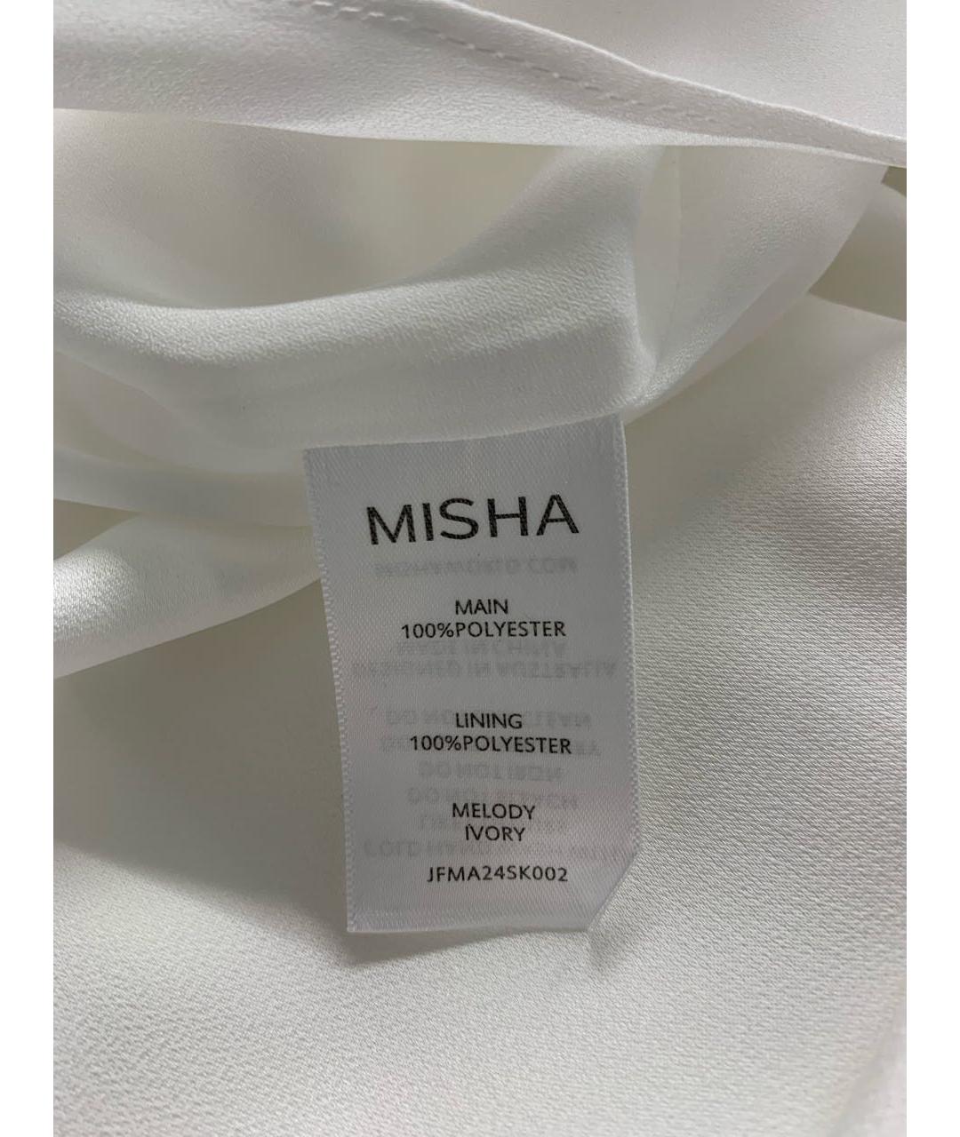 MISHA COLLECTION Белый полиэстеровый костюм с юбками, фото 6