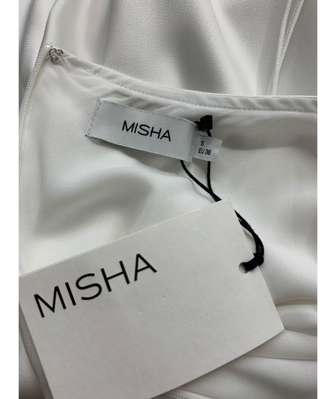 MISHA COLLECTION Белый полиэстеровый костюм с юбками, фото 5