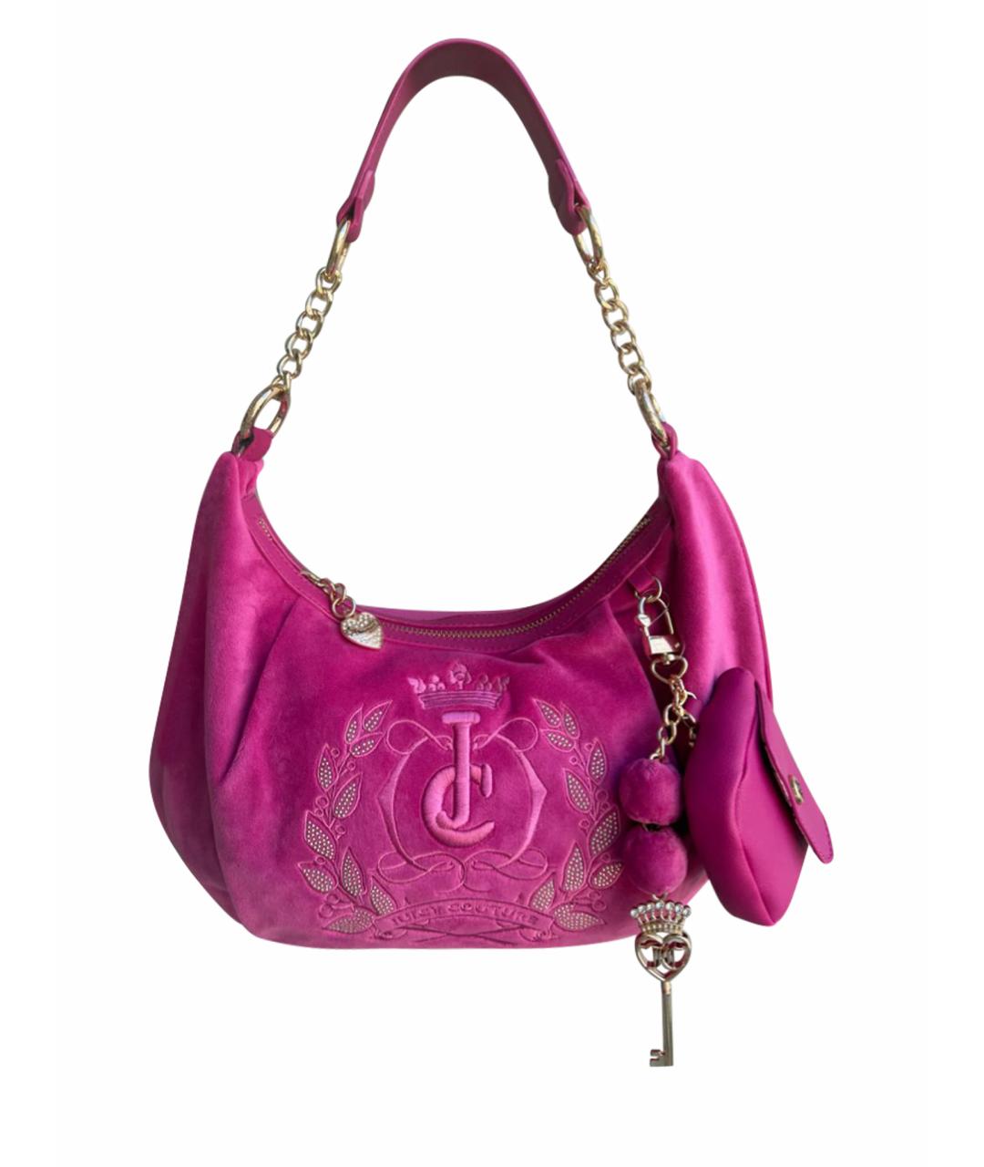JUICY COUTURE Розовая сумка через плечо, фото 1