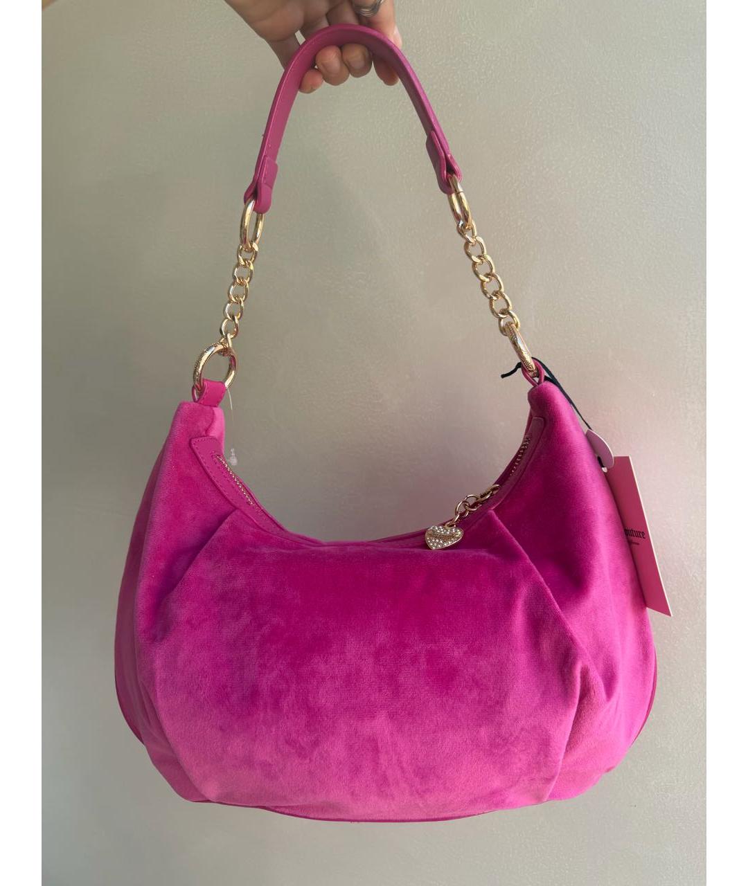 JUICY COUTURE Розовая сумка через плечо, фото 3