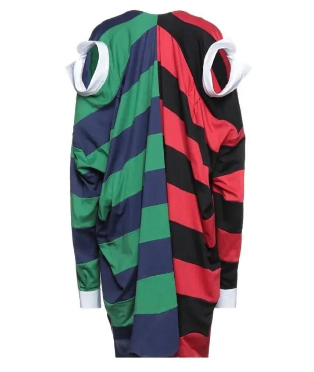 BURBERRY Мульти хлопковое платье, фото 2