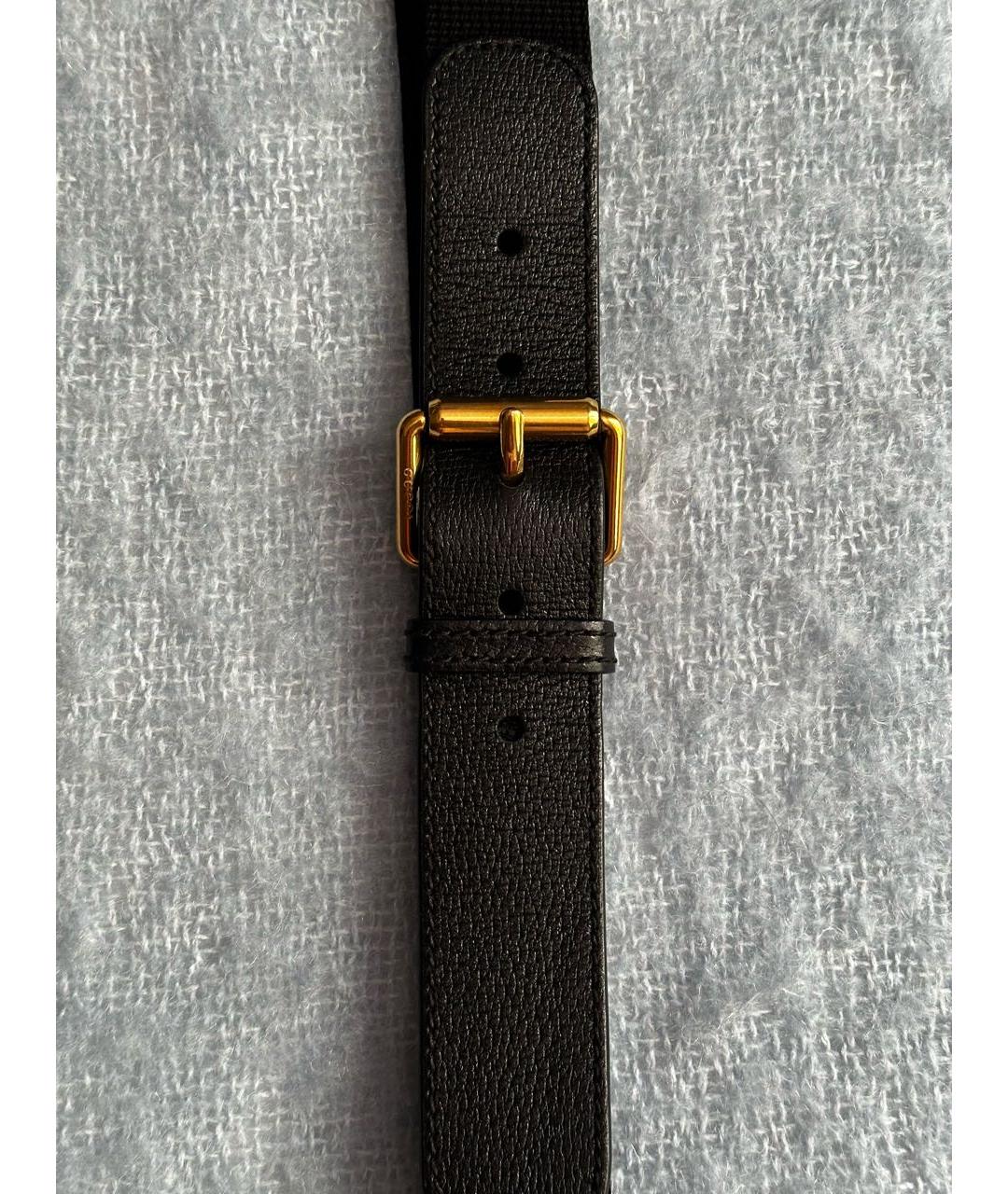 GUCCI Черный ремень, фото 4