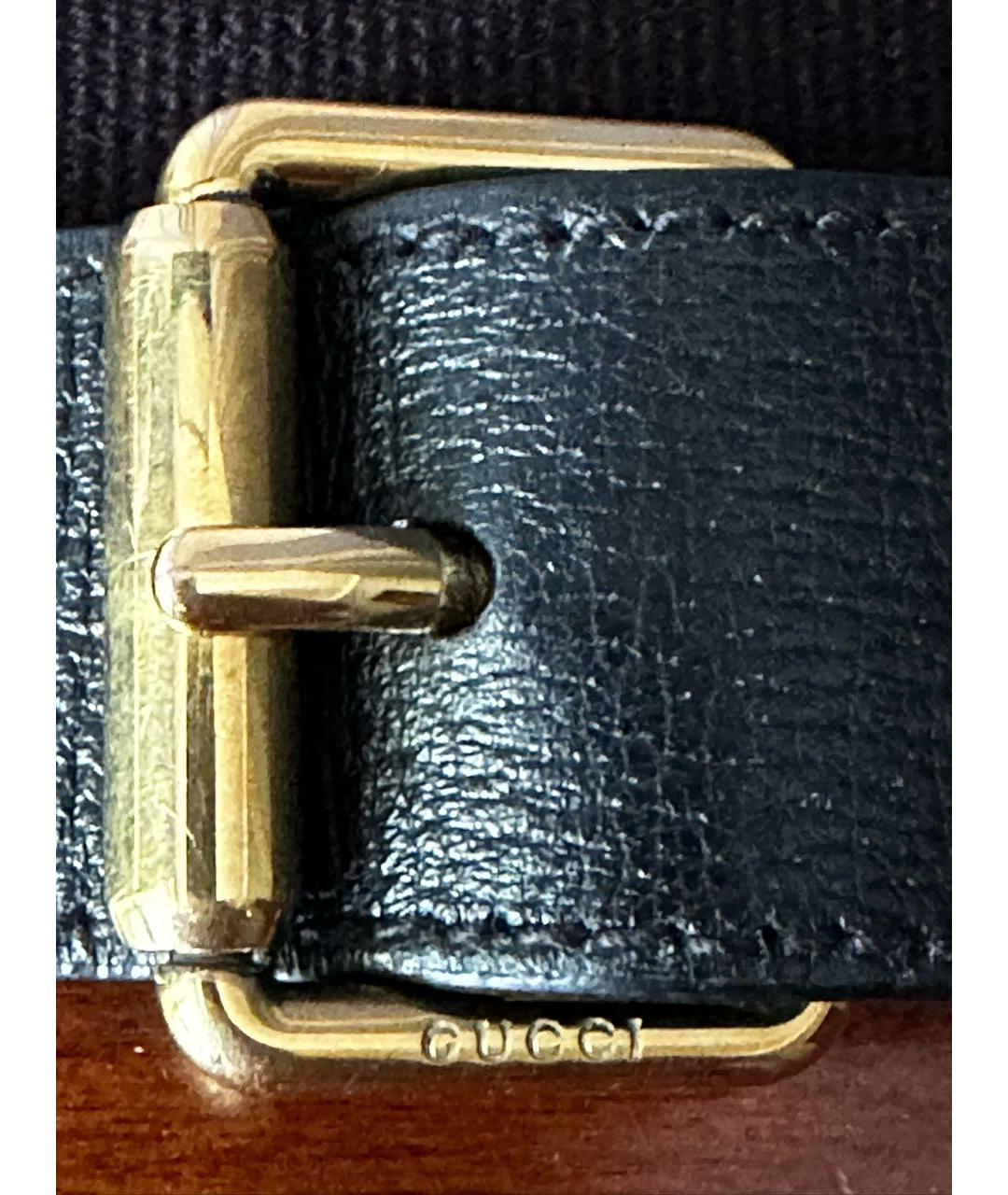 GUCCI Черный ремень, фото 2